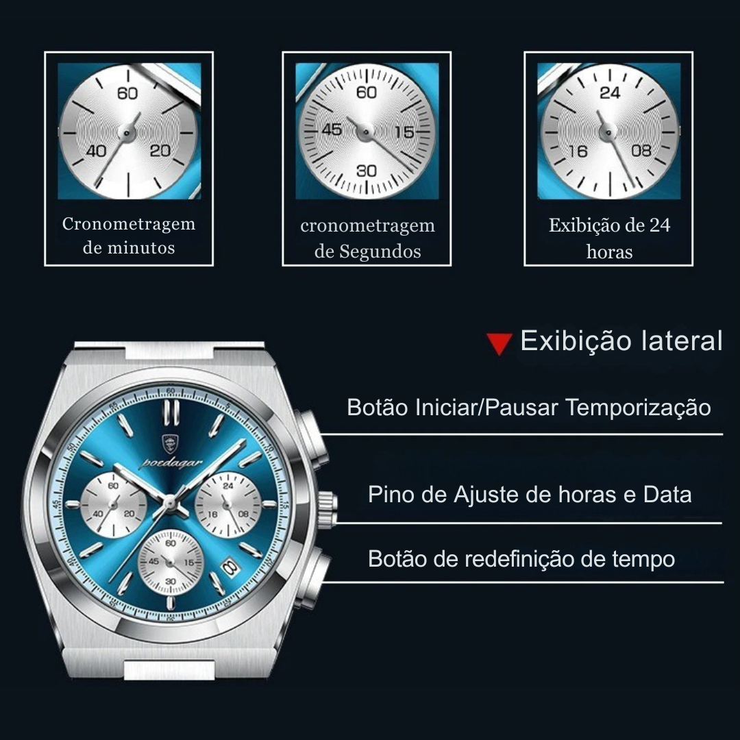 Clock Poedagar Commander®